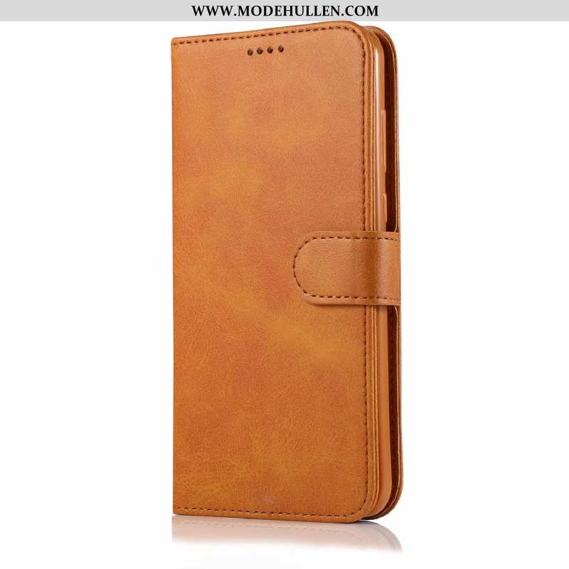 Hülle iPhone Xs Max Geldbörse Schutz Case Folio Handy Neu Braun