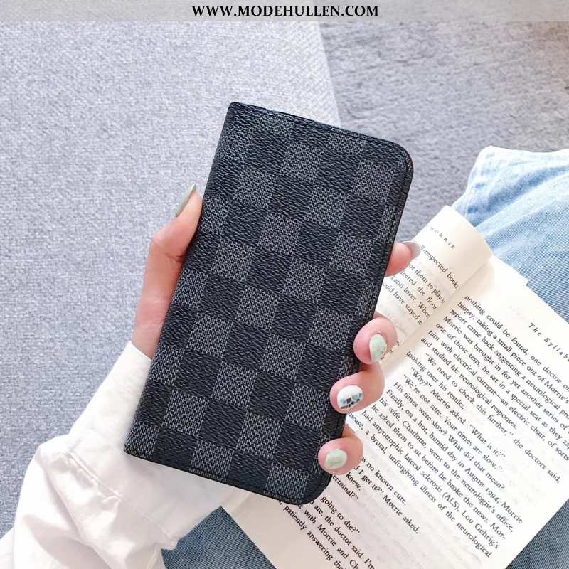 Hülle iPhone Xs Max Lederhülle Case Handy Folio Alles Inklusive Schwarz