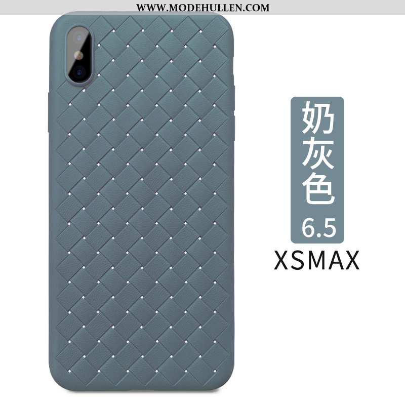 Hülle iPhone Xs Max Schutz Kreativ Einfach Super Handy Schwarz Business
