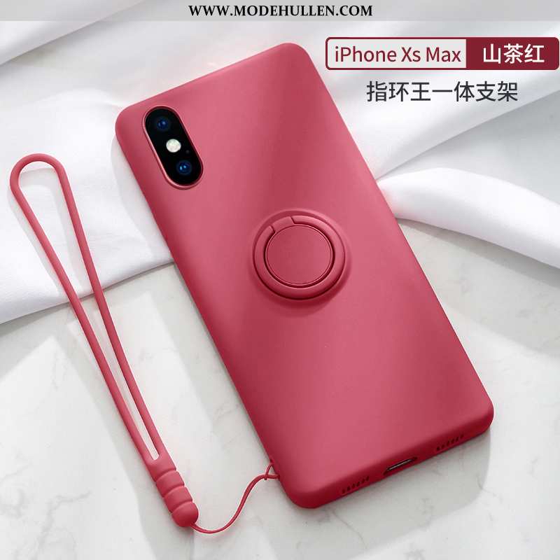 Hülle iPhone Xs Max Super Weiche Wind Case Dünne Rosa Silikon