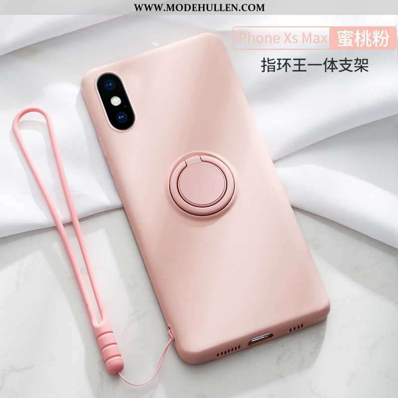 Hülle iPhone Xs Max Super Weiche Wind Case Dünne Rosa Silikon