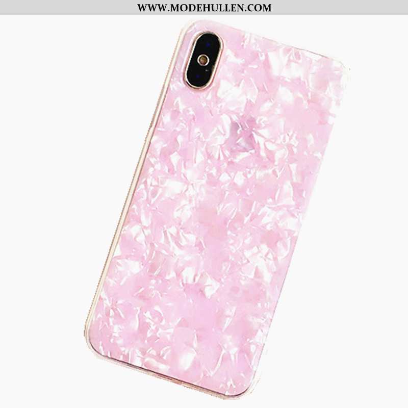 Hülle iPhone Xs Max Trend Handy Rosa Anti-sturz Shell