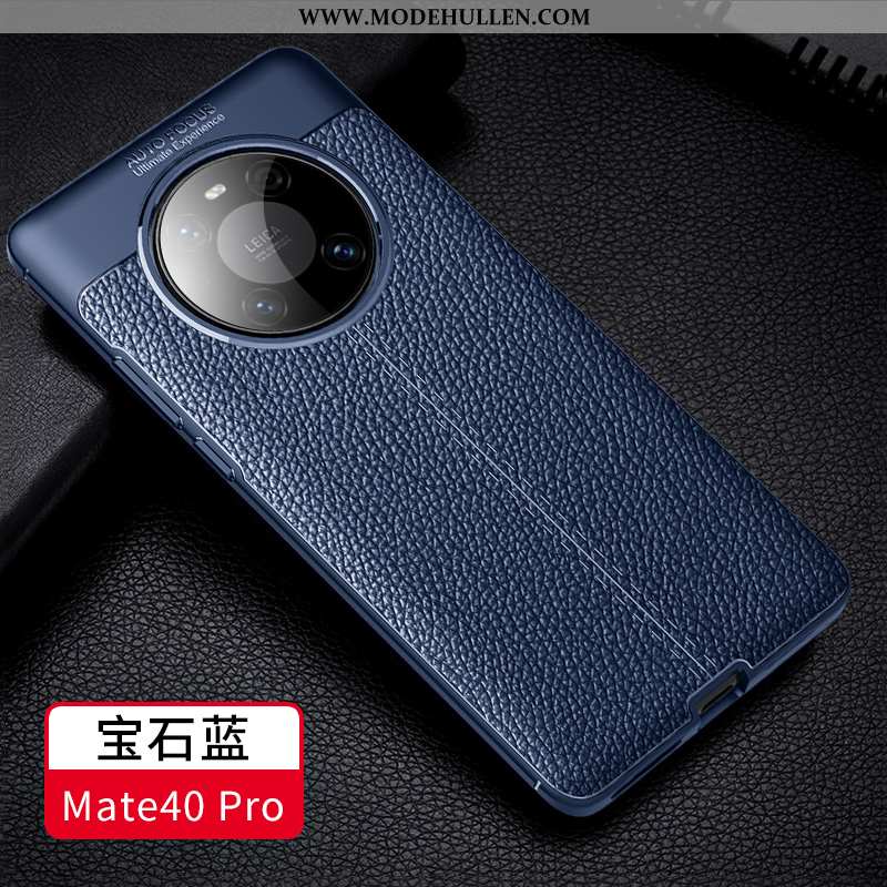 Hülle Huawei Mate 40 Pro Kreativ Leder Business Case Anti-sturz Schutz Rote