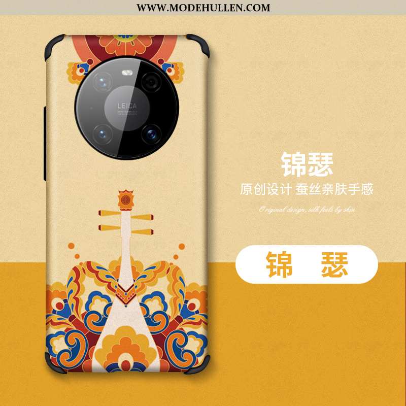 Hülle Huawei Mate 40 Pro Trend Super Alles Inklusive Schutz Dünne Chinesische Art Handy Gelbe