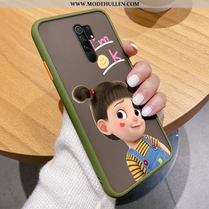 Hülle Xiaomi Redmi 9 Karikatur Trend Case Schwer Mode Grün