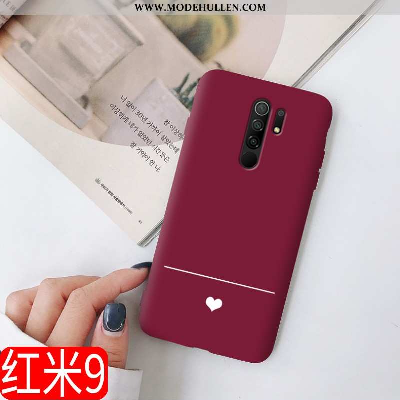 Hülle Xiaomi Redmi 9 Trend Weiche Weinrot Neu Handy Netto Rot Rot Burgund