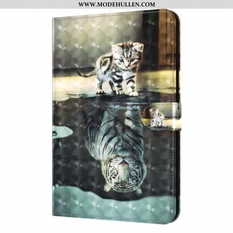 Flip Case Für Samsung Galaxy Tab A8 (2021) Lichtpunkt Cat's Dream