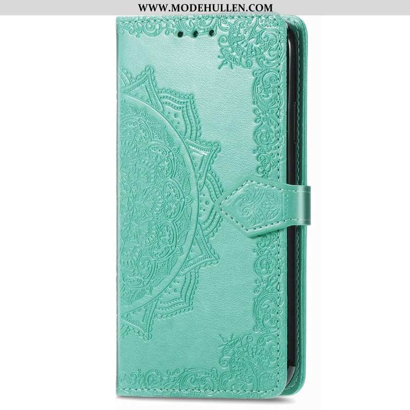 Flip Case Für iPhone 15 Pro Barockes Mandala