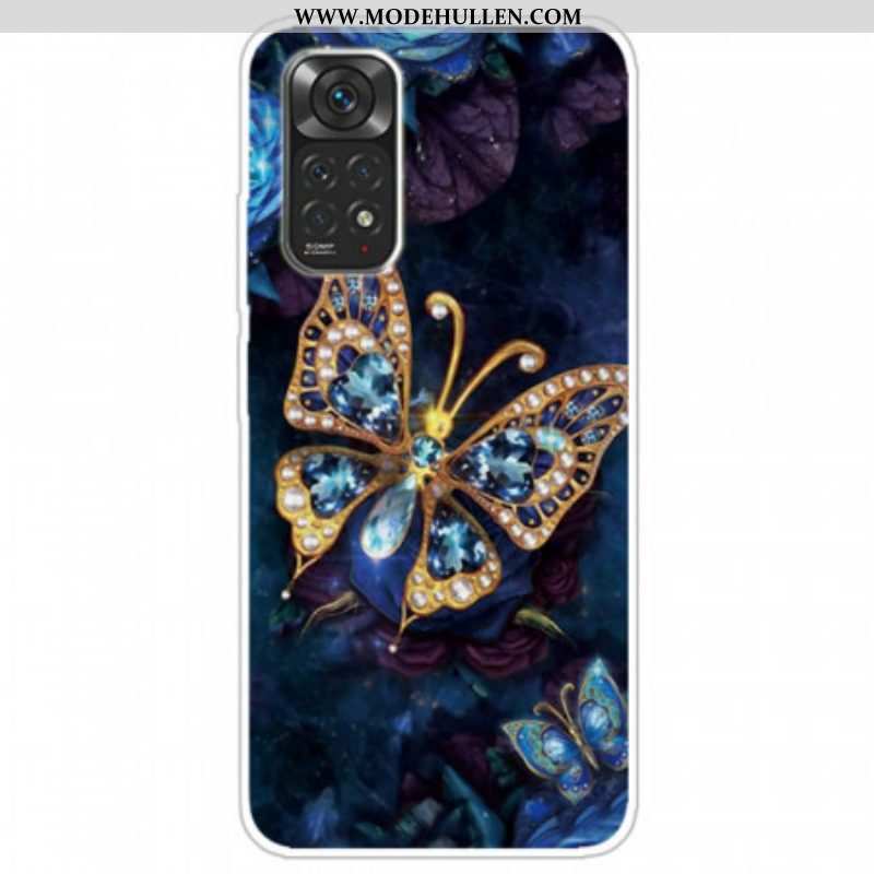 Handyhülle Für Xiaomi Redmi Note 11 Pro / 11 Pro 5G Goldener Schmetterling