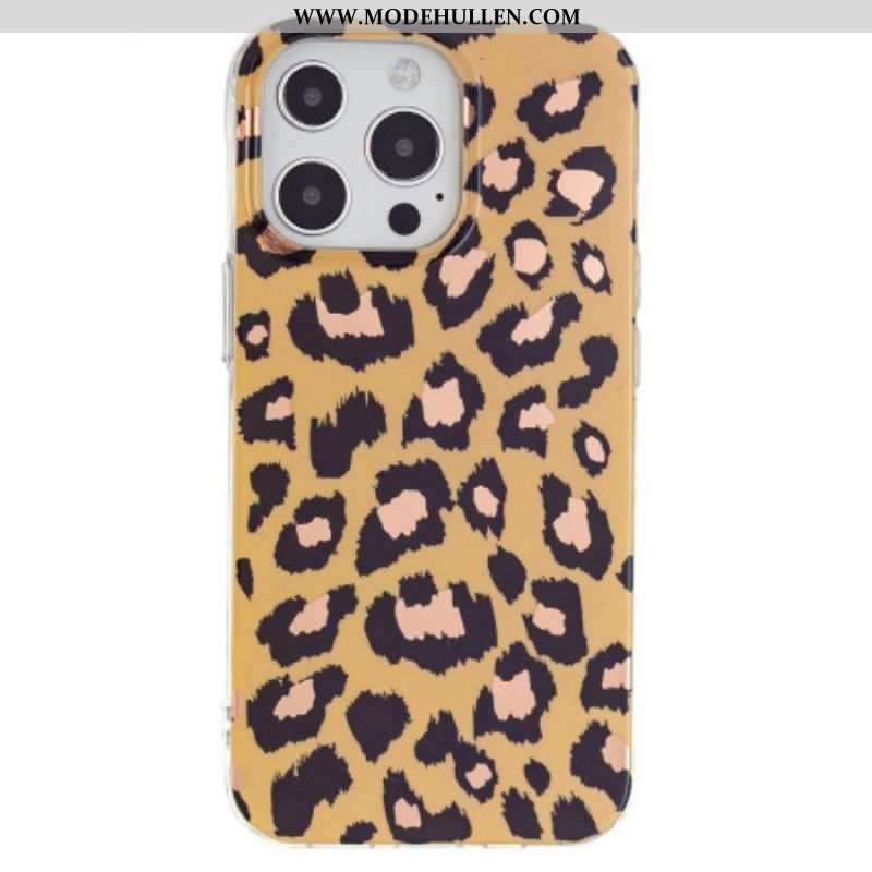 Handyhülle Für iPhone 15 Pro Max Leopardenmuster