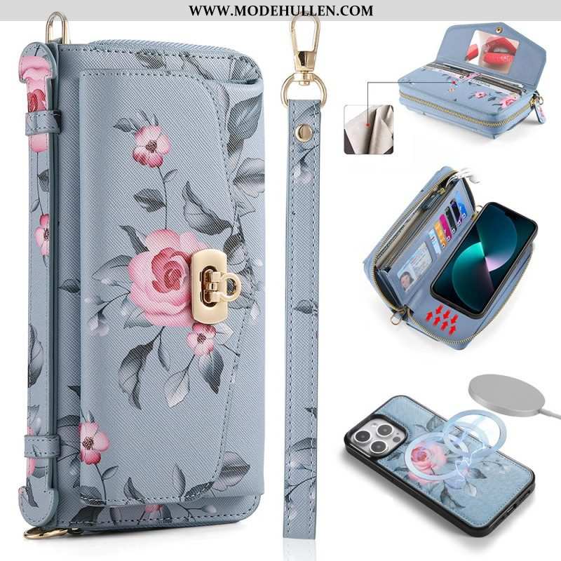 Hülle Flip Case Für iPhone 15 Pro Komplettes Zubehör Für Abnehmbare Schale