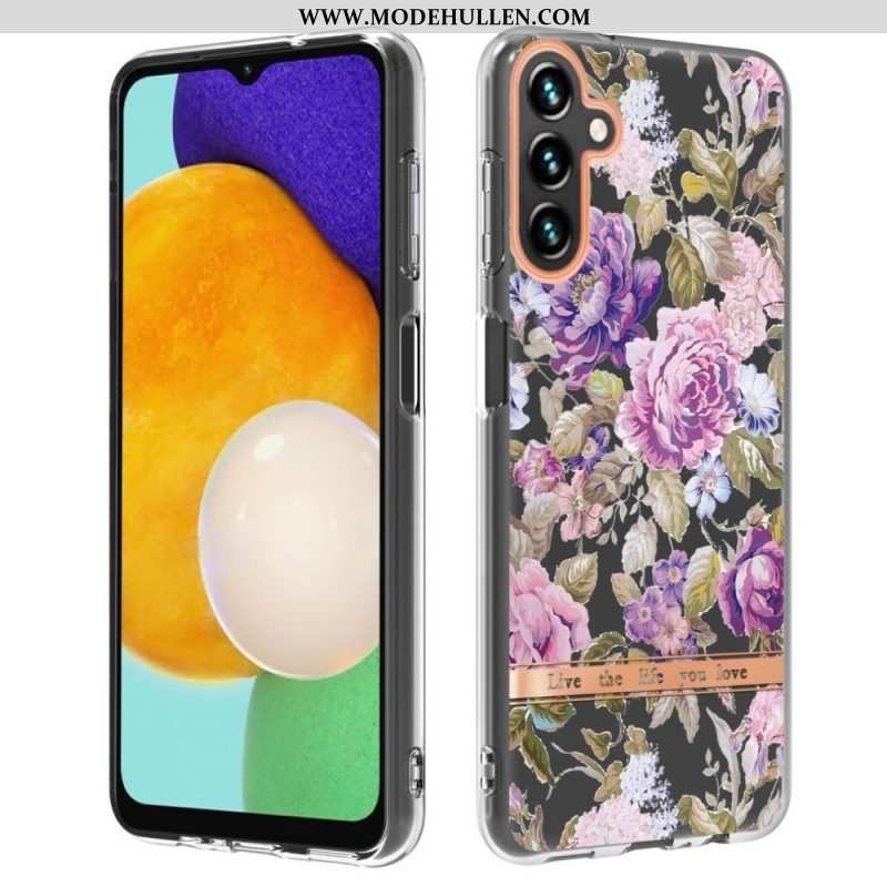 Hülle Für Samsung Galaxy A14 / A14 5G Farbenfrohe Blumen