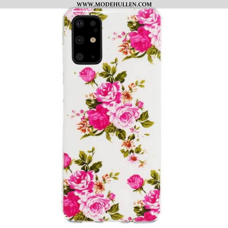 Hülle Für Samsung Galaxy S20 Plus / S20 Plus 5G Fluoreszierende Blumen