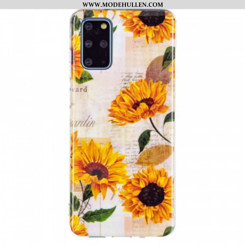Hülle Für Samsung Galaxy S20 Plus / S20 Plus 5G Fluoreszierende Sonnenblumen