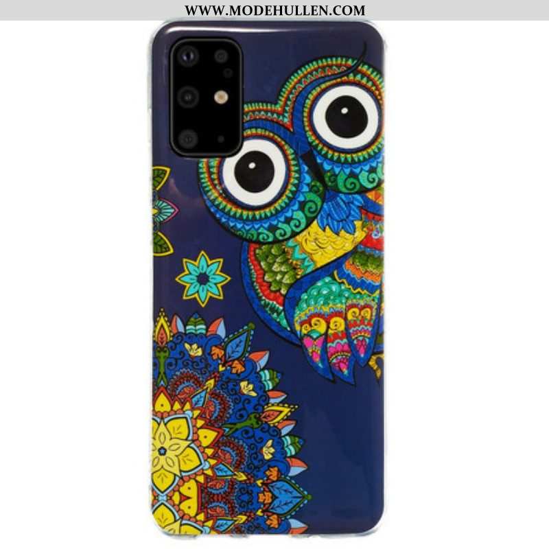 Hülle Für Samsung Galaxy S20 Plus / S20 Plus 5G Fluoreszierendes Eulen-mandala