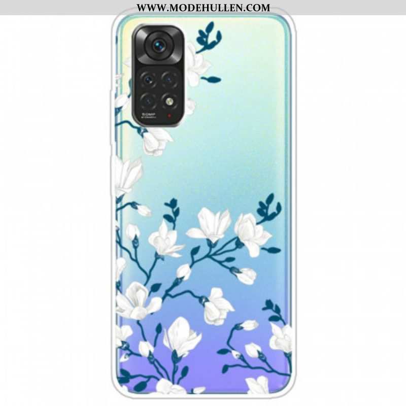 Hülle Für Xiaomi Redmi Note 11 Pro / 11 Pro 5G Weiße Blumen