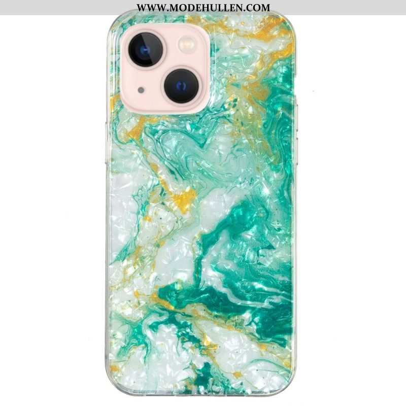 Hülle Für iPhone 15 Plus Farbiger Marmor