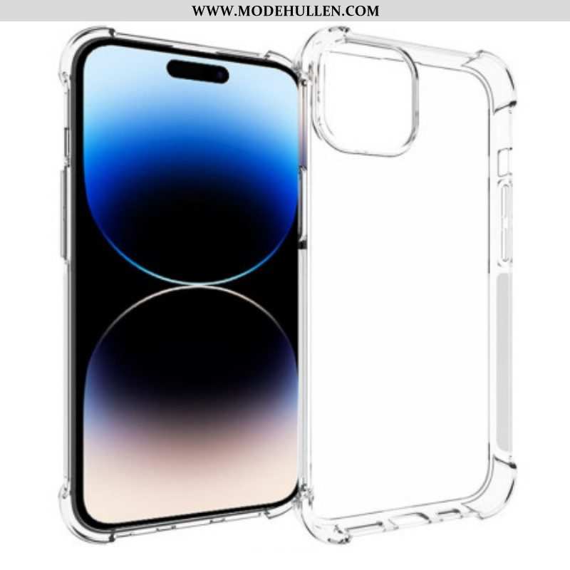 Hülle Für iPhone 15 Plus Transparente Verstärkte Ecken