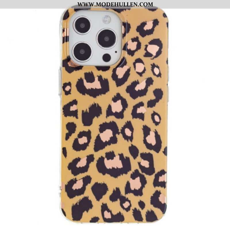 Hülle Für iPhone 15 Pro Leopardenmuster