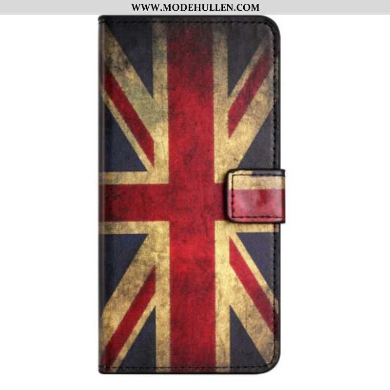 Lederhüllen Für Samsung Galaxy A14 / A14 5G Vintage Englische Flagge