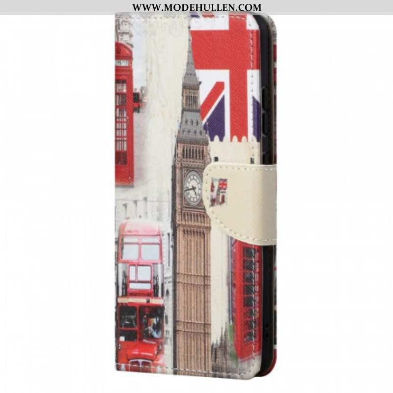 Lederhüllen Für Xiaomi Redmi Note 11 Pro / 11 Pro 5G Londoner Leben