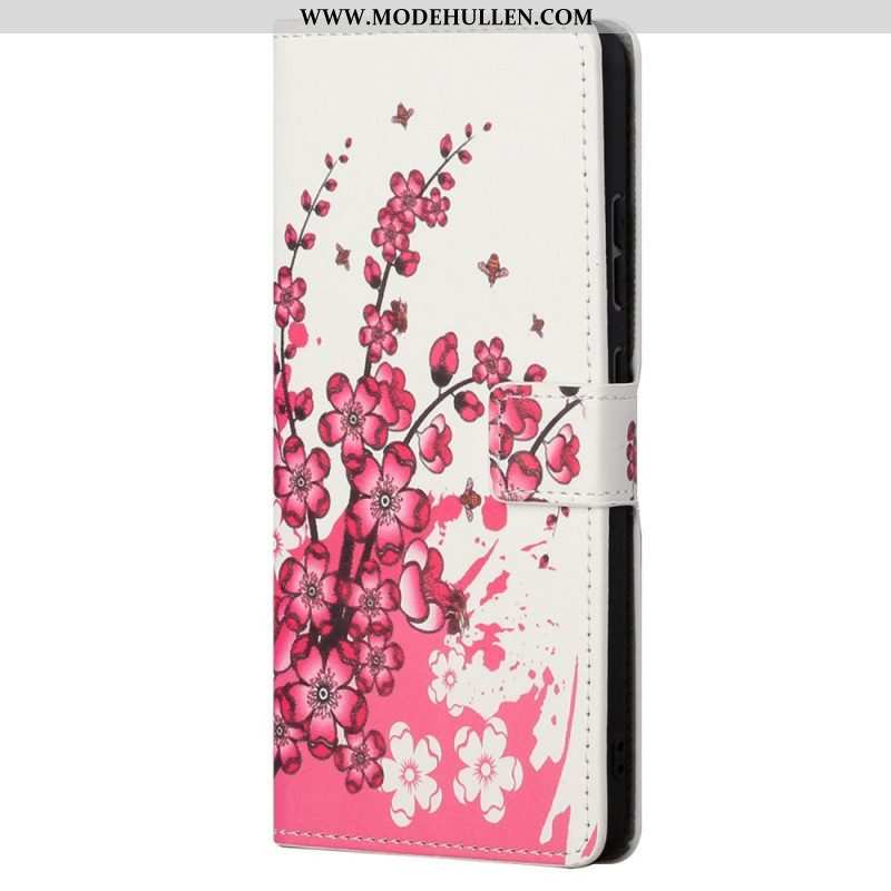 Lederhüllen Für Xiaomi Redmi Note 11 Pro / 11 Pro 5G Tropische Blumen