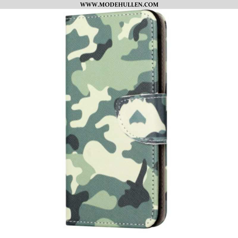 Lederhüllen Für iPhone 15 Militärtarnung