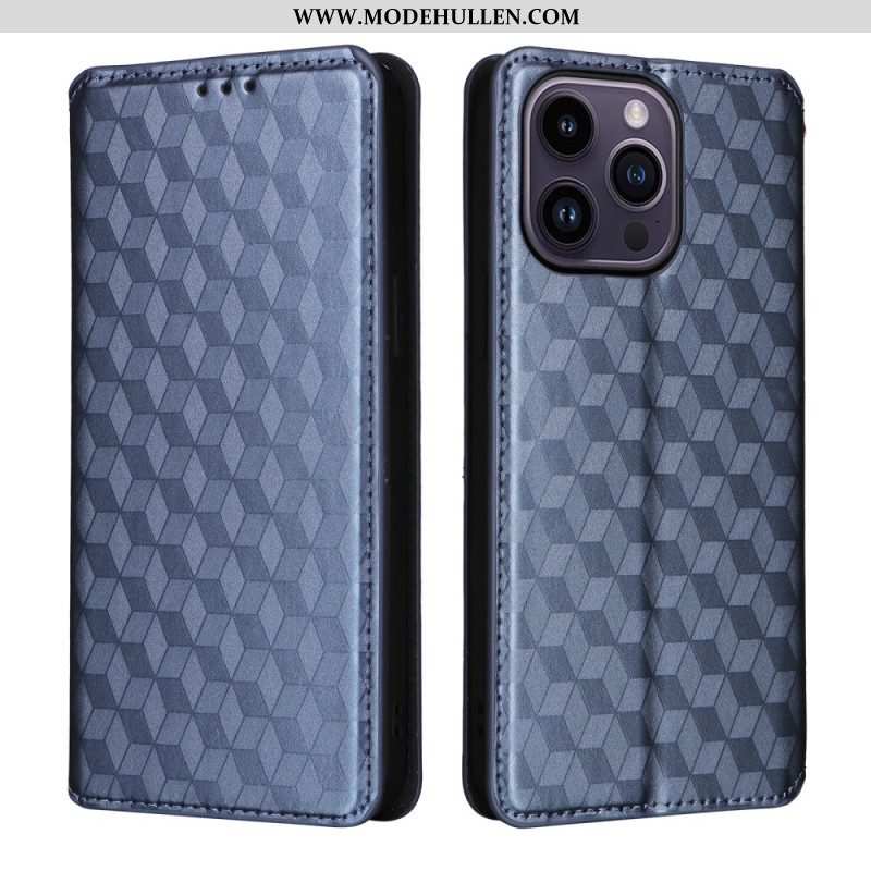 Schutzhülle Für iPhone 15 Flip Case 3d-würfel