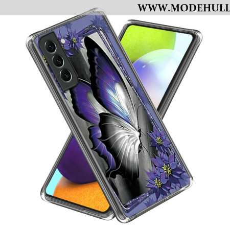 Hülle Für Samsung Galaxy S24 Plus 5g Lila Schmetterling