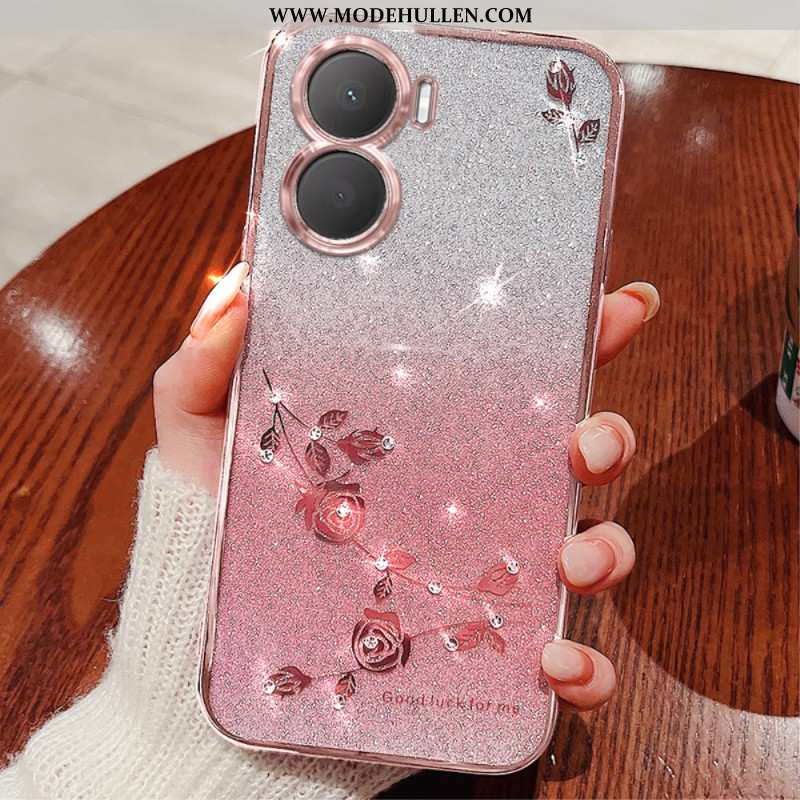 Hülle Huawei Nova 12 Se Blumen Und Strasssteine Kadem