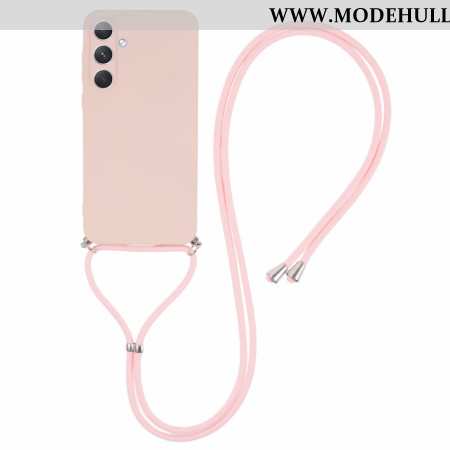 Hülle Samsung Galaxy A55 5g Handyhülle Mit Rosa Kordel