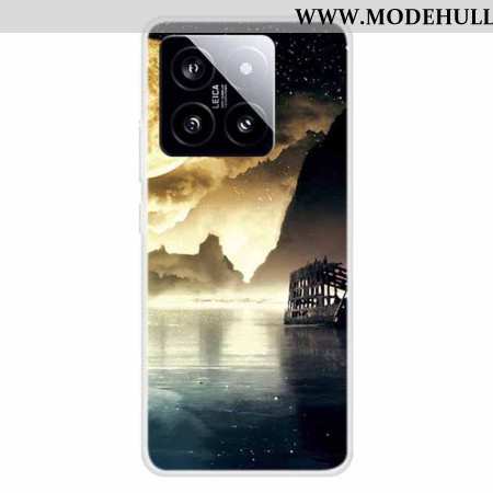 Hülle Xiaomi 14 Handyhülle Mondschein Am See