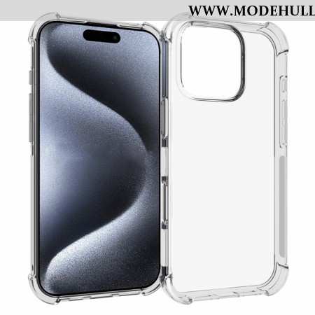 Hülle iPhone 16 Pro Handyhülle Transparente Verstärkte Ecken Rutschfest