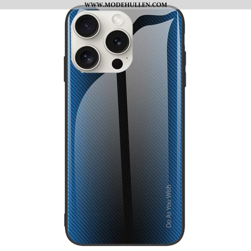 Hülle iPhone 16 Pro Max Gehärtetes Kohlefaserglas