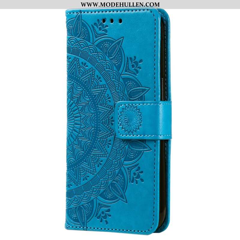 Lederhüllen Für Xiaomi Redmi Note 13 Pro Plus 5g Mandala-sonne Mit Riemen